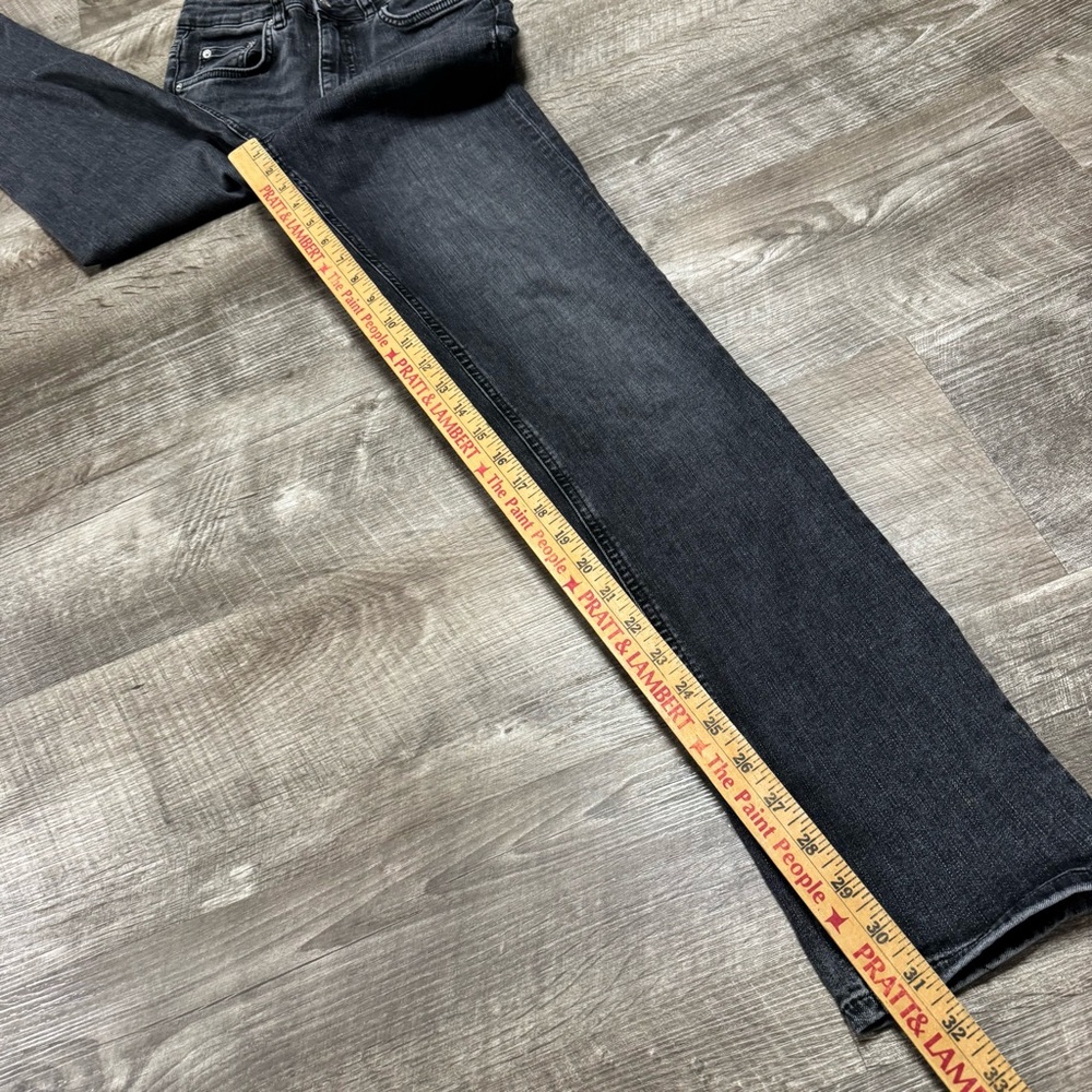 Zara Black High Waist Jeans Size 4 - Picture 3 of 8